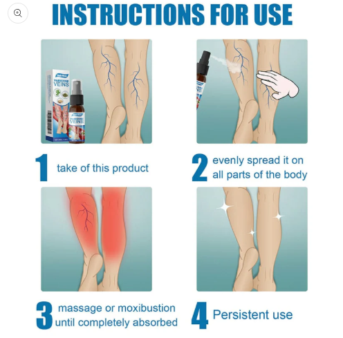 Varicose Veins Treatment Spray - Veins Relief Oil