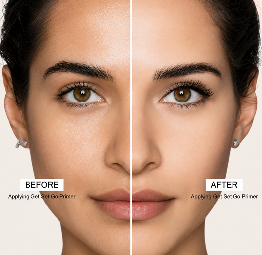 FLICKA Silk Touch & Blend & Shine Face Perfection Duo | Hydrating Primer+SPF Foundation