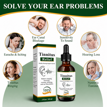 Herbal Ear Oil for Ringing, Buzzing & Ear Discomfort | Natural Formula for Hearing Support