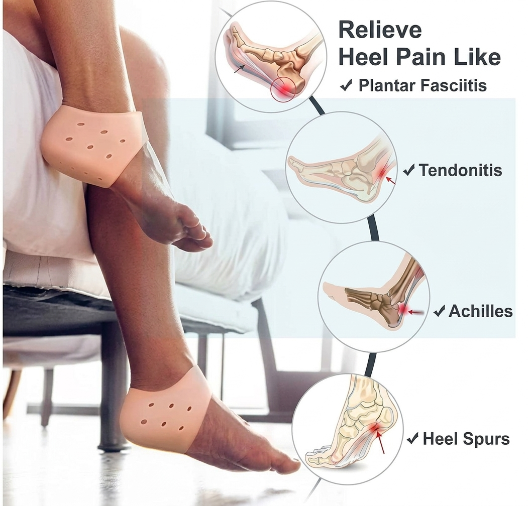 Premium Silicone Gel Heel Protectors